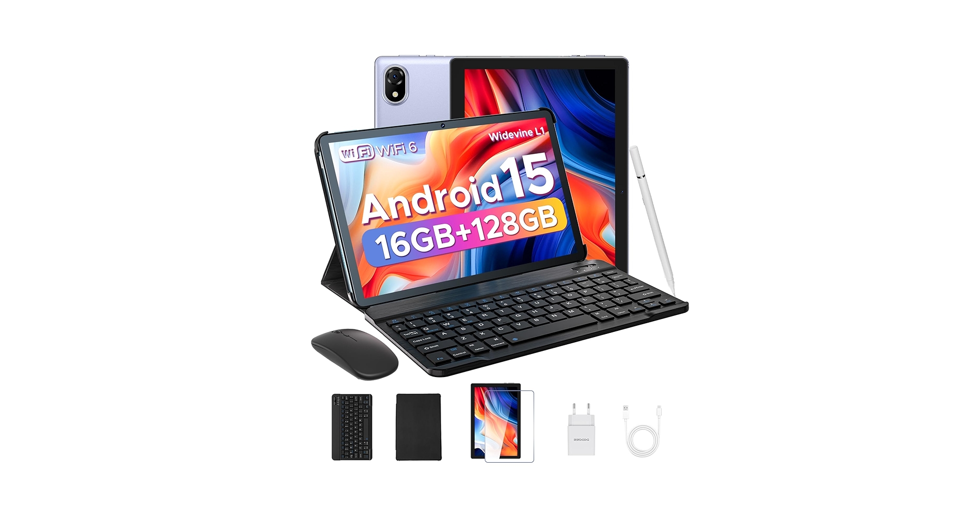 Android 15 タブレットDOOGEE U10 10インチ　グレー Amazon.com : DOOGEE U10(2025) 10 inch Tablet with Keyboard